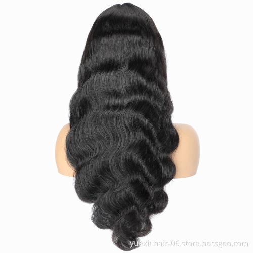 Wholesale 5x5 Closure 180% Density Natural Color Small Bleached Knots Transparent Lace Wigs